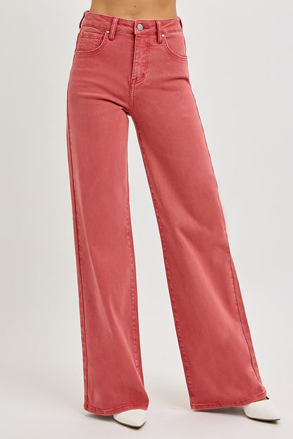 Talia Tummy Control Wide Leg Jeans