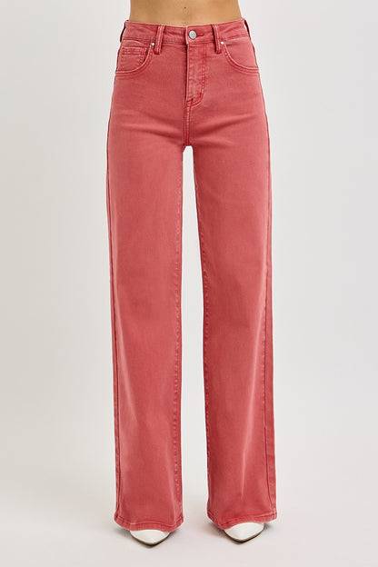 Talia Tummy Control Wide Leg Jeans