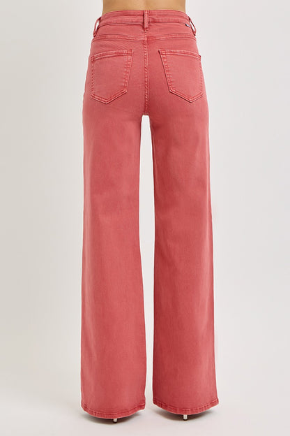 Talia Tummy Control Wide Leg Jeans