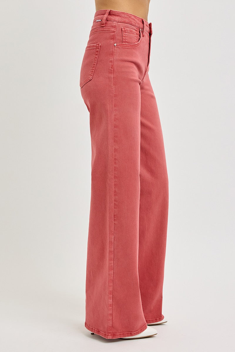 Talia Tummy Control Wide Leg Jeans